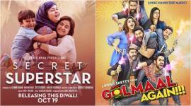 golmaal again, secret superstar, golmaal secret superstar, ajay devgn, aamir khan, zaira wasim