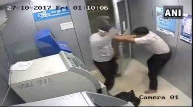 robbery attempt, goa, atm robbery, atm guard, india news, foiled robbery attempt, foiled ATM robbery, indian express, goa ATM