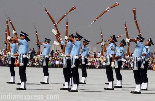 Air force Day, Air Force day rehearsal Photos, Air Force Day Photos, Air Force Rehearsals, Indian Air Force, Indian Air Force Day, Air Force Day celebrations, Air Force Photos, Indian Express