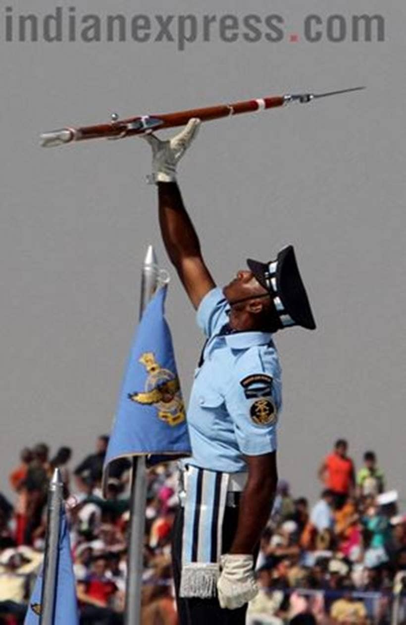 Air force Day, Air Force day rehearsal Photos, Air Force Day Photos, Air Force Rehearsals, Indian Air Force, Indian Air Force Day, Air Force Day celebrations, Air Force Photos, Indian Express