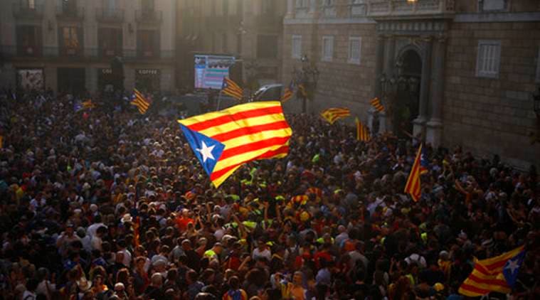 catalonia, spain, Carles Puigdemont, spain catalan referendum, spain parliament, usa, germany catalonia, NATO catalonia, catlonia crisis, spain refrendum, Mariano Rajoy , world news, indian express