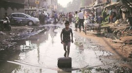 South Delhi slum, South Delhi slum water wars, Delhi slum water wars, water wars Delhi slum, India News, Indian Express, Indian Express News