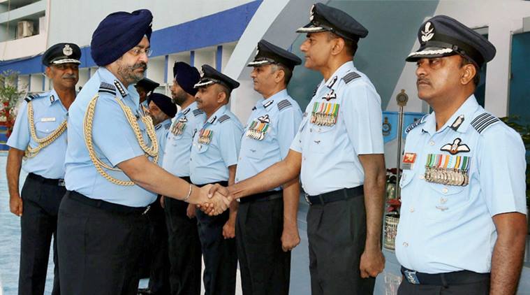 BS Dhanoa, Chief of Air Staff, India Air Force, Security of Air Base, Western Command, Commanders Conference, India News, Indeian Express, IAF Squadrons, IAF preparedness, battle readiness