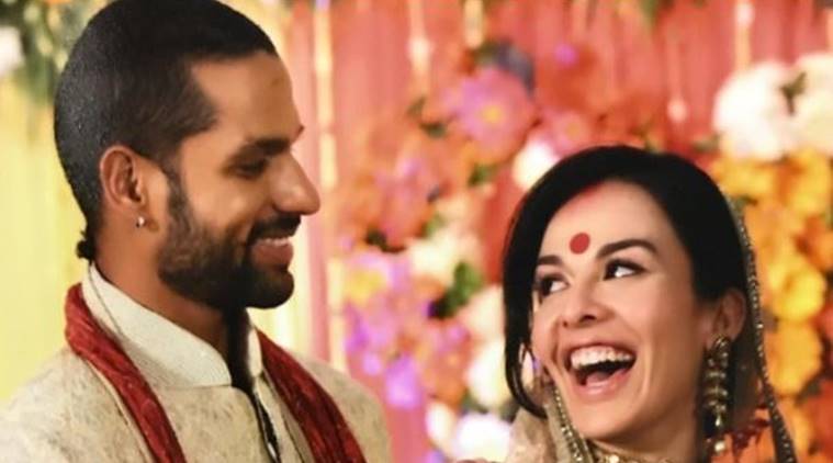 Shikhar Dhawan posts lovely message for wife Ayesha on 5th ...