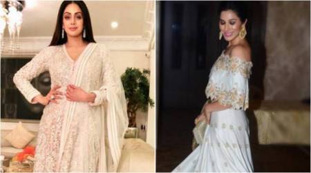 Sridevi, Sridevi latest photos, Sridevi fashion ethnic, Sophie Choudry, Sophie Choudry latest photos, Sophie Choudry fashion, indian express, indian express news