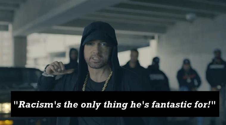 Video Eminem Tears Apart Donald Trump In Freestyle Rap ‘the Storm Trending News The Indian