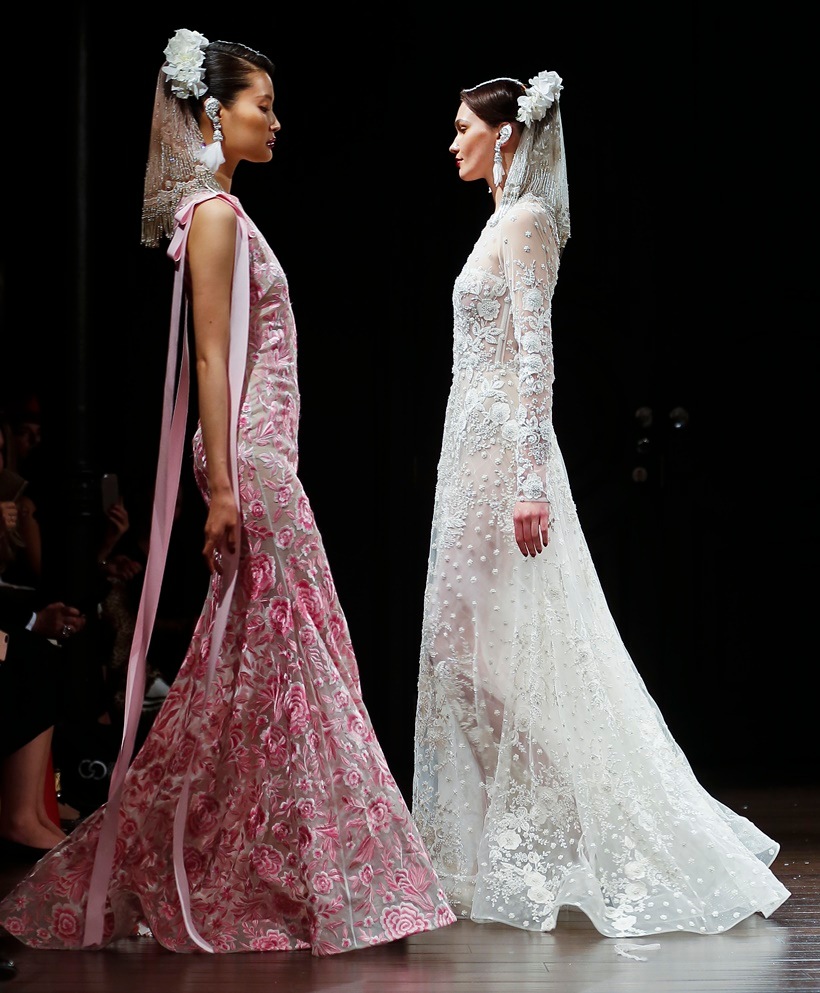 Naeem Khan, Naeem Khan latest designs, Naeem Khan bridal designs, Naeem Khan New York fashion, Naeem Khan veils fashion, Naeem Khan bridal veils, indian express, indian express news