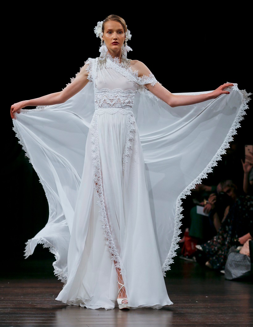 Naeem Khan, Naeem Khan latest designs, Naeem Khan bridal designs, Naeem Khan New York fashion, Naeem Khan veils fashion, Naeem Khan bridal veils, indian express, indian express news