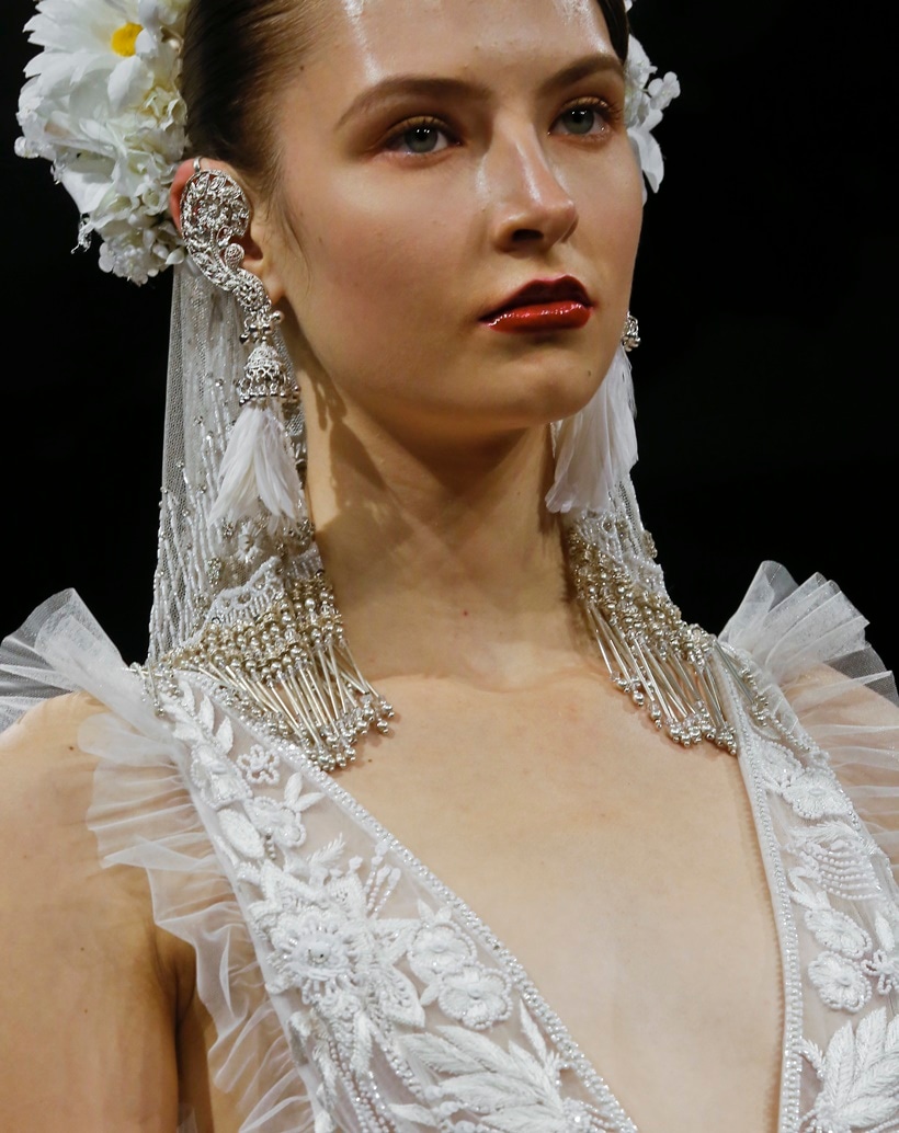 Naeem Khan, Naeem Khan latest designs, Naeem Khan bridal designs, Naeem Khan New York fashion, Naeem Khan veils fashion, Naeem Khan bridal veils, indian express, indian express news
