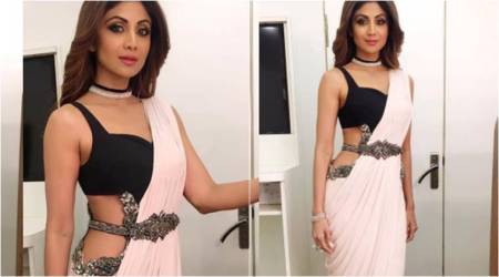 Shilpa Shetty, Shilpa Shetty latest photos, Shilpa Shetty fashion, Shilpa Shetty sari looks, Shilpa Shetty ethnic fashion, Shilpa Shetty super dance 2, indian express, indian express news