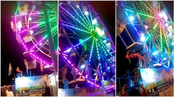 ferris wheel, ferris wheel rescue, ferris wheel video, ferris wheel incident, ferris wheel clip, ferris wheel viral video, ferris wheel youtube, indian express, indian express news