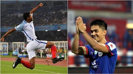 Sunil Chhetri, FIFA U-17 World Cup, Stephen Constantine,Rhian Brewster,Gianni Infantino, AFC Asian Cup 2019,abel ruiz, Spain, England, Spain, Eng vs Spain, Mali, football, Rhian Brewster, football news, indian express