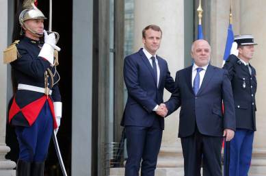 Iraq and ISIS, Iraq and France relations, Emmanuel Macron, kurds in Iraq, Iraqi Prime Minister Haider al-Abadi, international news, world news, international affairs