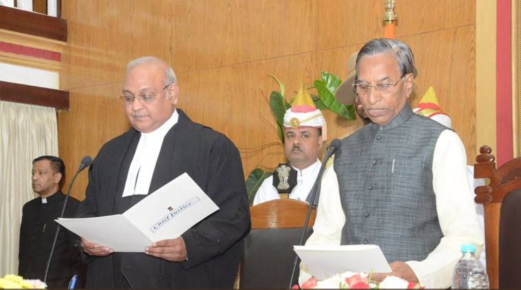 Ganga Prasad, Meghalaya Governor, new Meghalaya Governor, B Purohit, V Shanmuganathan, indian express news