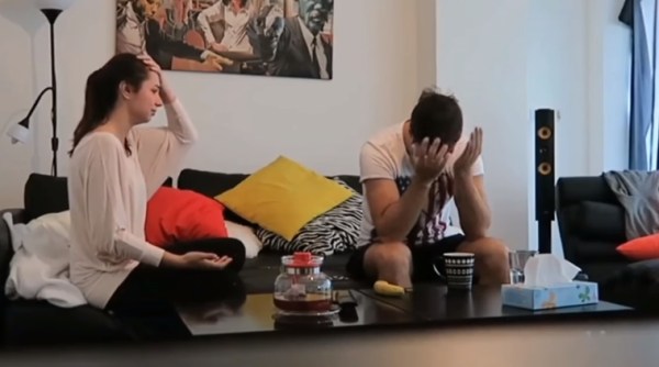 girlfriend pregnancy prank, gf pregnancy prank on bf, girlfriend pranks bf, prank backfires, gf's prank backfires leaves her in tears, Indian express, Indian express news, viral videos