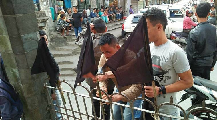 Barun Bhujel, Barun Bhujel death, Barun Bhujel death reason, Bimal Gurung on Barun Bhujel's death, Barun Bhujel Kalimpong, Gorkha Janmukti Morcha, GJM leader death, Kalimpong shut, Kalimpong Bandh, Bimal Gurung, Darjeeling unrest, Gorkhaland movement, Darjeeling news, gorkhaland news, Kalimpong, Indian express news