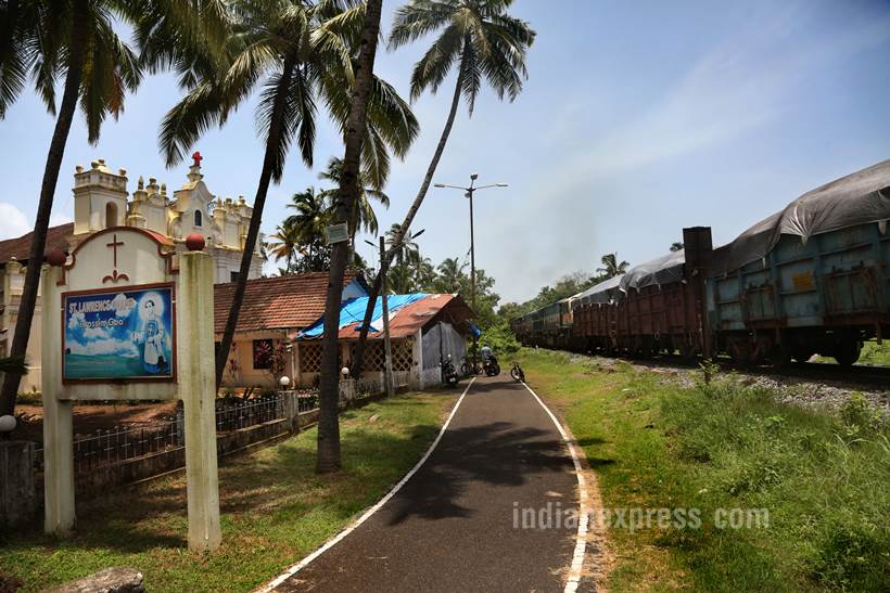 Goa, goa coal industry, Goa Coal block images, Karnatka coal, JSW, goa coal, goa coal pictures, goa pictures, goa coal corridor, coal industry goa, indian express, indian news, latest news, indian express