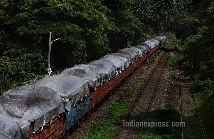 Goa, goa coal industry, Goa Coal block images, Karnatka coal, JSW, goa coal, goa coal pictures, goa pictures, goa coal corridor, coal industry goa, indian express, indian news, latest news, indian express