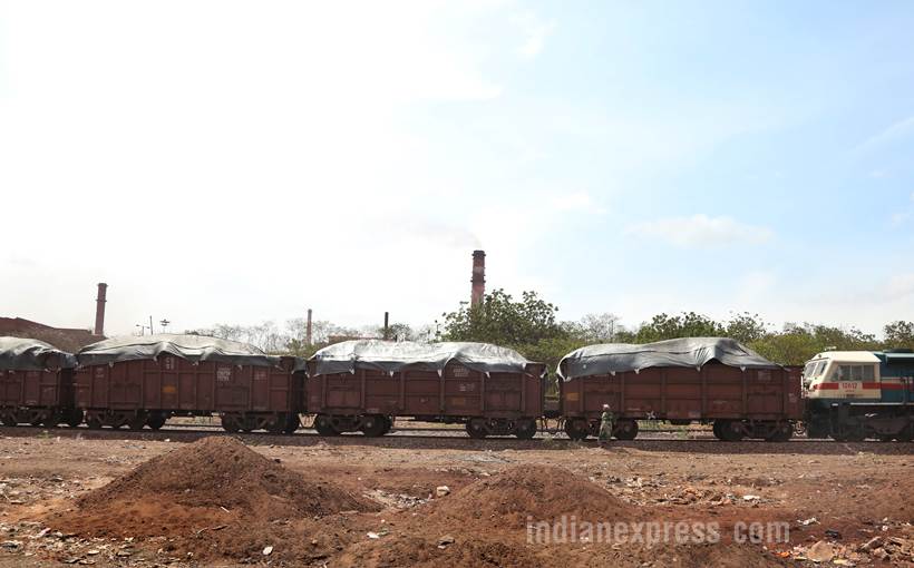 Goa, goa coal industry, Goa Coal block images, Karnatka coal, JSW, goa coal, goa coal pictures, goa pictures, goa coal corridor, coal industry goa, indian express, indian news, latest news, indian express