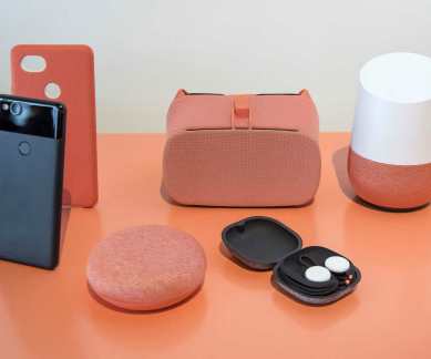 Google, Google Pixel 2, Google Pixel 2 XL, Google Home Mini, Google Home Max, Google Pixel 2 price, Google Pixel 2 specifications, Google Daydream, Google Pixel 2 XL price, Google Pixel 2 XL specifications, Google Pixel Buds, Google VR headset, Google wireless earphones, Google Pixel 2nd gen, Google Assistant on devices, Google smart speakers, Google launch