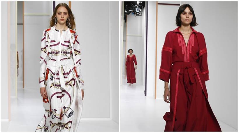 paris fashion week, paris fashion week 2017, chanel, hermes, elie saab, miu miu, stella mccartney, john galliano, givenchy, alexander mcqueen, valentino, manish arora, Maison Margiela, Saint Laurent, designers, designs by indian designer, trends 2017, Indian express, Indian express news