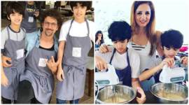 Hrithik Roshan, Sussanne Khan, Sussanne hrithik photos, Hrehaan, Hridhaan, Hrithik Roshan sons, Hrehaan Hridhaan photos,  Hrithik Sussanne sons, Hrithik Sussanne sons cookery class
