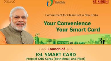IGL smart card, IGL smart card launch, Indraprastha gas limited, Dharmendra Pradhan, CNG, ONG, Natural gas, CNG card, CNG smart card, India news,