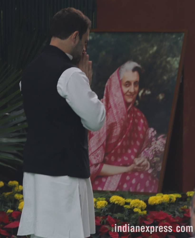 Congress Remembers Indira Gandhi On 33rd Death Anniversary, Leaders Pay ...