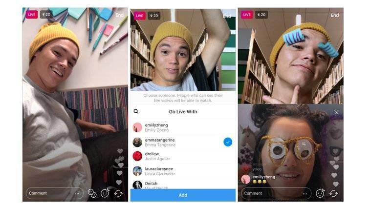You can go live with a friend on Instagram