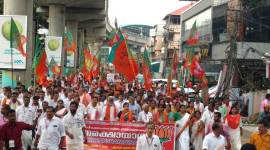 BJP, Jan Raksha March, kerala, kerala Jan Raksha March, CPM violence, Amit shah, Giriraj SIngh, meenakshi lekhi, Kummanam Rajasekharan, BJP protests, BJP kerala protest, RSS, CPM,