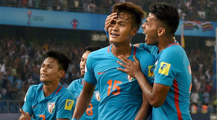Jeakson Singh's historic goal for India at FIFA U17 World Cup, watch video  | Sports News,The Indian Express