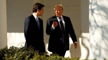 donald trump, justin trudeau, canadian us president, prime minister, Huawei, Huawei chief financial officer arrested, trump news, world news, indian express