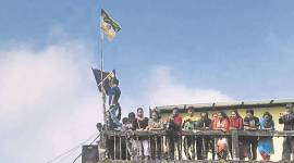 Bimal Gurung, Darjeeling unrest, GJM, Bimal Gurung supporters, GJM office in Kalimpong, Barun Bhujel death, Gorkhaland movement, indian express news 