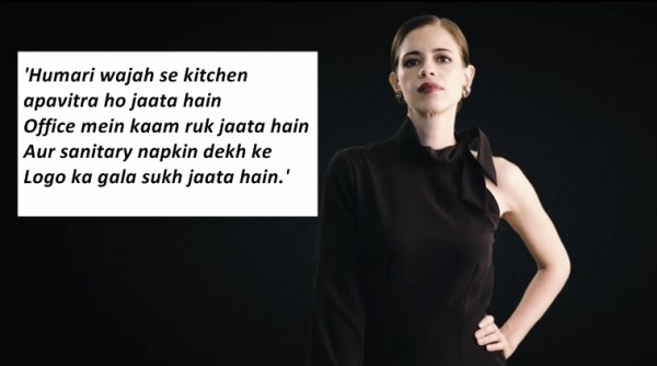 kalki koechlin, kalki on gst, kalki on menstruation, kalki on sanitary napkin, kalki questions GST, indian express, indian express news