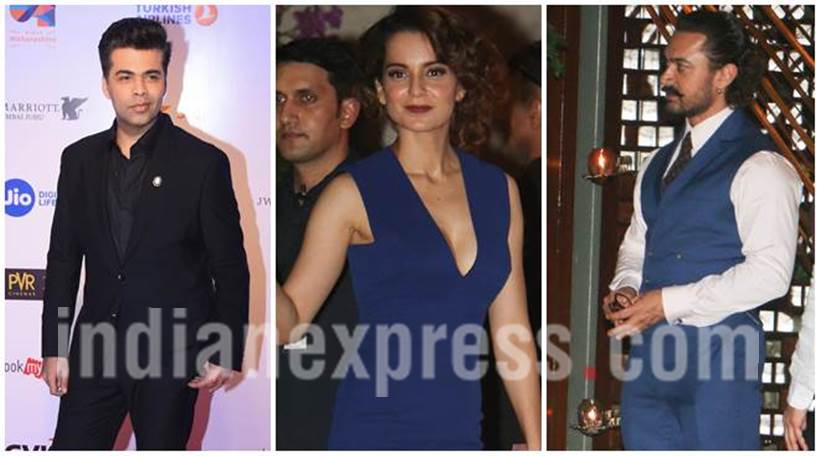 Karan Johar, Kangana Ranaut, Aamir Khan, Mukesh Ambani party, Mukesh Ambani party PHOTOS