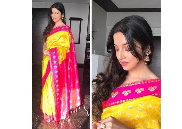 divya khosla kumar karva chauth, karwa chauth, karva chauth 2017, karwa chauth 2017, karva chauth photos, karva chauth images, karva chauth celebrations, karva chauth women celebrating, karva chauth women vrat, karva chauth fasting, indian express, indian express news