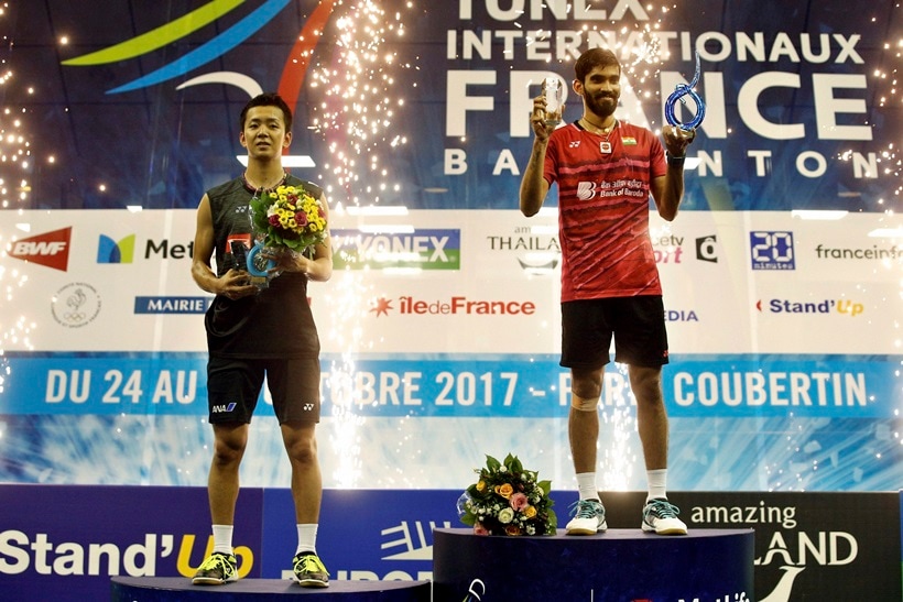 Kidambi Srikanth photos, Srikanth badminton pictures, Srikanth French Open pics, badminton french open 2017 images, french open badminton pictures Badminton photos, indian Express