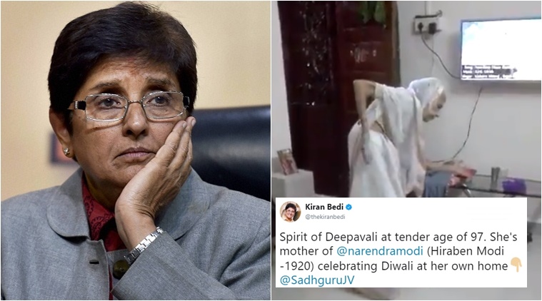 Kiran Bedi Tweets Video Of 97 Yr Old Woman Doing Garba Thinking She
