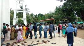 Kerala church mother mary, st ambrose church, edavanakkad church, mother mary sight in edavanakkad, kochi church mother mary sight, mother mary, india news, indian express