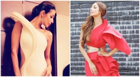 malaika arora, malaika arora fashion, celeb fashion, malaika arora latest photots, gaurav gupta, indian express, indian express news