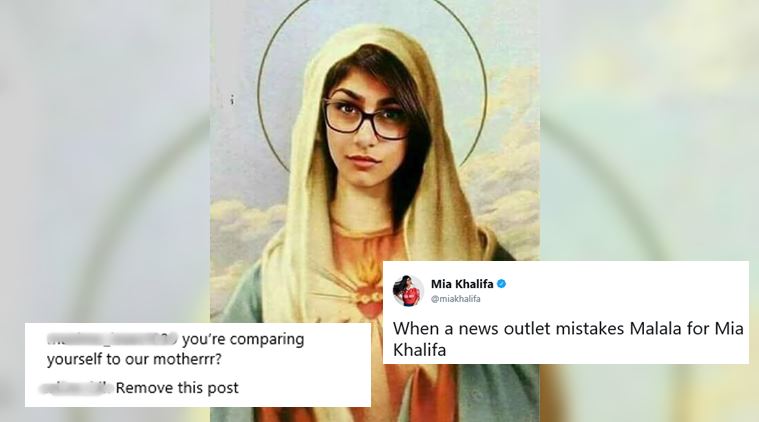 Mia Khalifa Posts Photo As Virgin Mary Compares With Malala Yousafzai 1075
