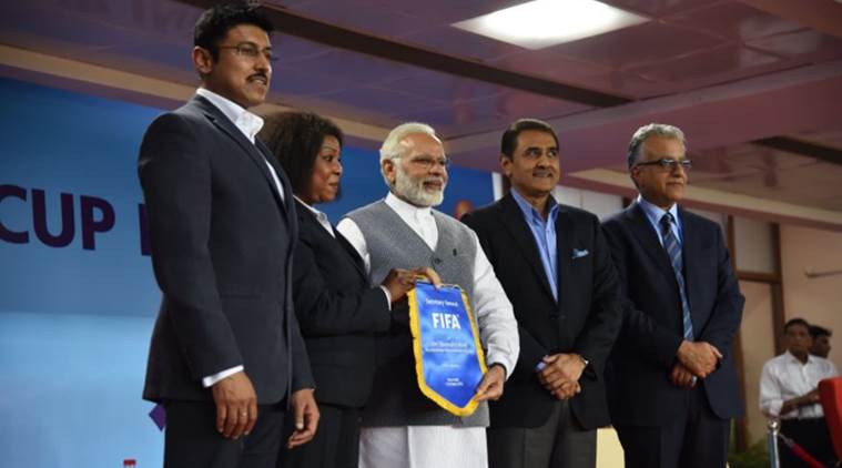 U-17 FIFA World Cup, Bhaskar Ganguly, Narendra Modi, Felicitation ceremony