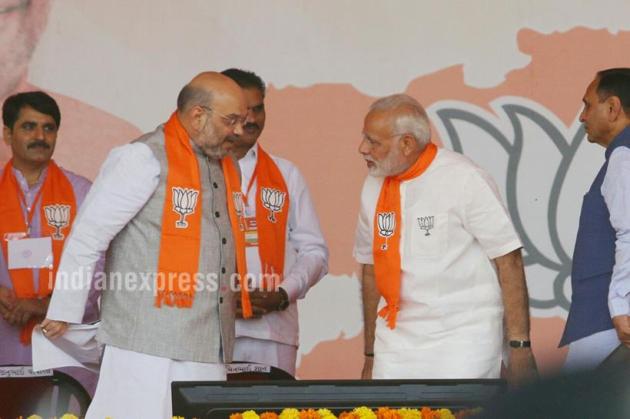 PM Modi, Amit Shah hold mega rally in Gujarat: See photos | India News ...