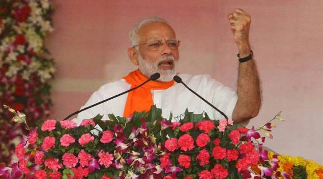 Narendra Modi, Modi in Gujarat, PM Narendra Modi in Gujarat live updates, Gujarat elections, Vadodara, Bhavnagar, ro-ro ferry service, Modi Gujarat live, indian express