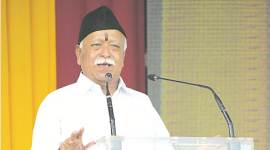 Mohan Bhagwat, RSS lecture series, RSS evet, Mohan Bhagwat RSS, BJP Narendra Modi, Indian Express