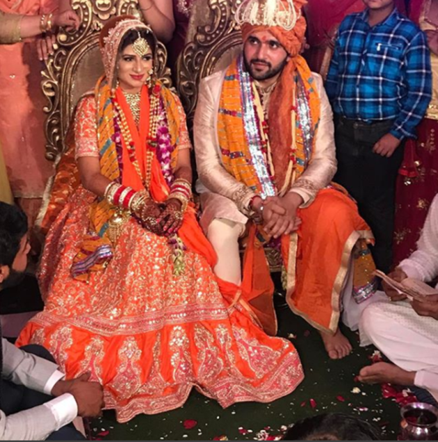 celebrity brides of 2017 style, navina bole, navina bole wedding, wedding look, indian celebrity wedding, indian express, indian express news