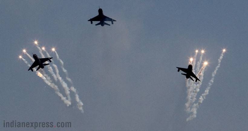 Air force Day, Air Force day rehearsal Photos, Air Force Day Photos, Air Force Rehearsals, Indian Air Force, Indian Air Force Day, Air Force Day celebrations, Air Force Photos, Indian Express