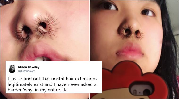 Yes Nostril Hair Extension Is A Reality Now And People Are