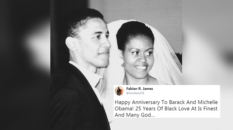 Michelle Obamas Message For Barack Obama On Their 25th Marriage