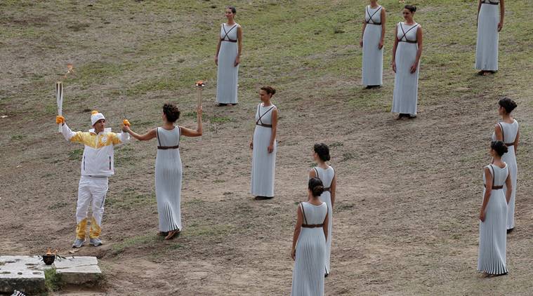 winter olympics, olympic torch, olympics flame,